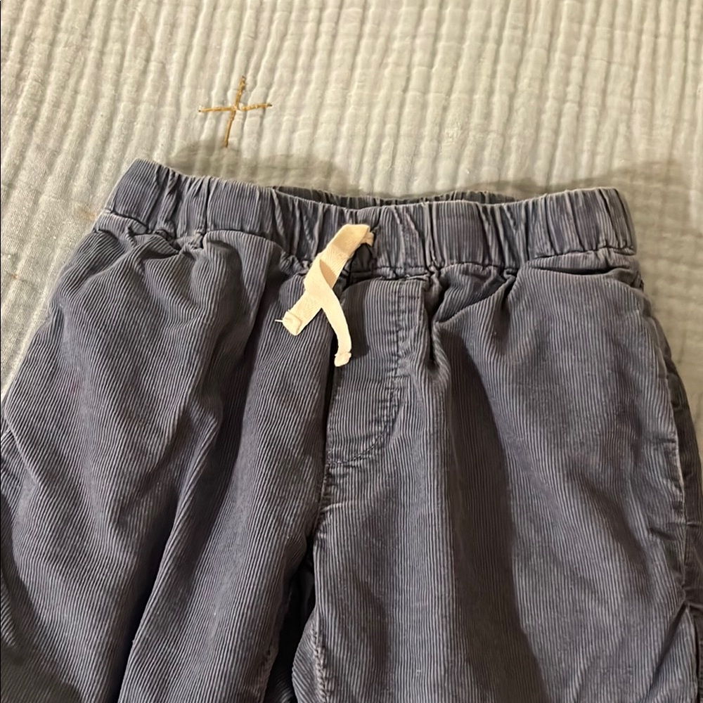 Petits Villains Blue Corduroy Pants, Size 2/3